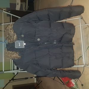 Roots Black Winter Goose Down Jacket